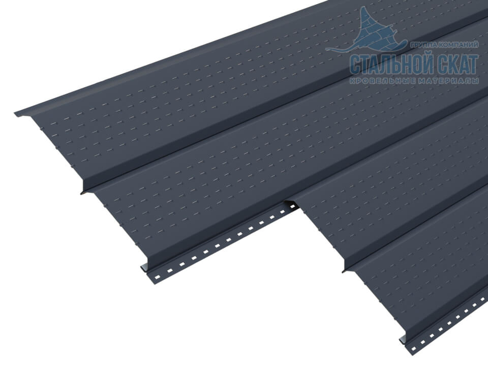 Софит Lбрус-15х240 (ПЭ-01-7016-0.4±0.08мм) в Солнечногорске