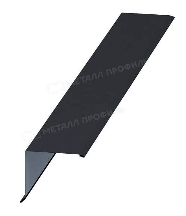 Планка торцевая 95х120х2000 (VALORI-20-DarkGrey-0.5)